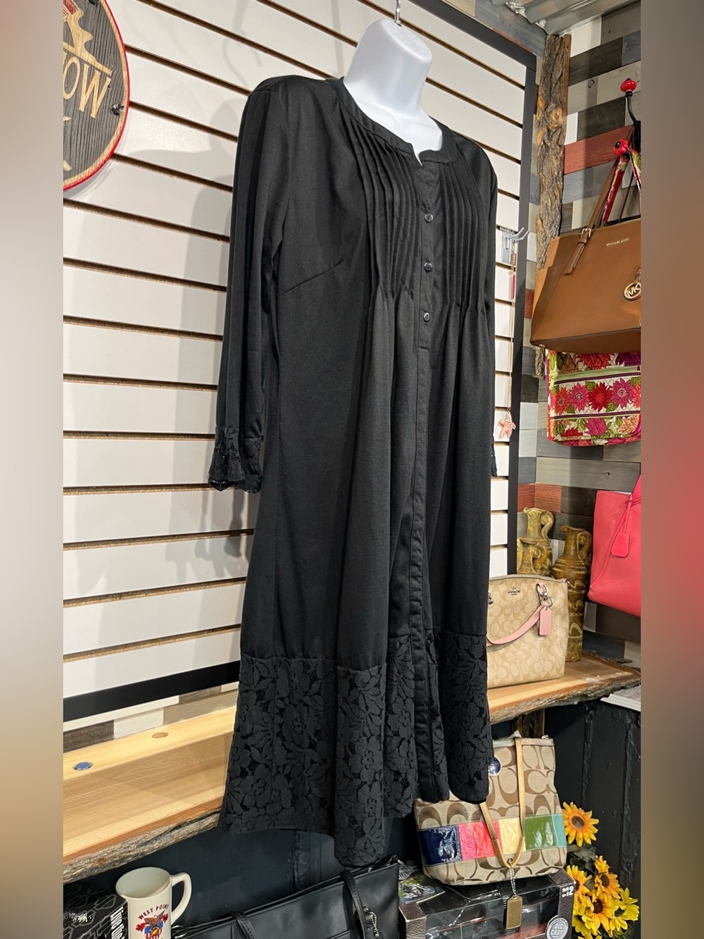 Ice Silk midi dress size 1X - Picture 2 of 8